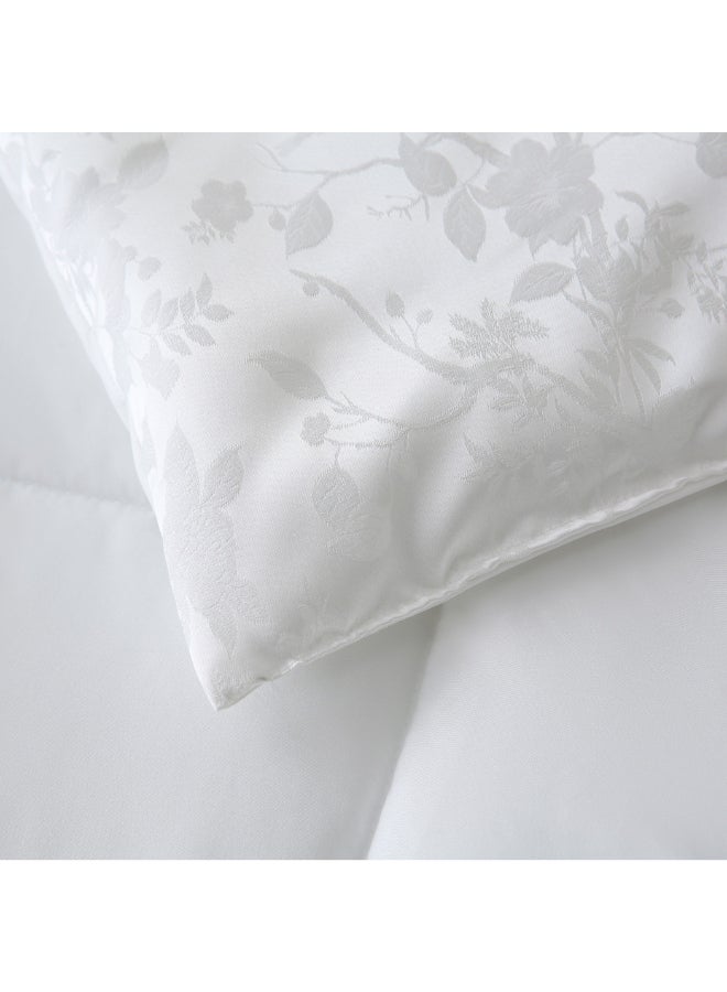 Home Box White Leaf 5-Piece King Comforter Set for Adults - Image 5